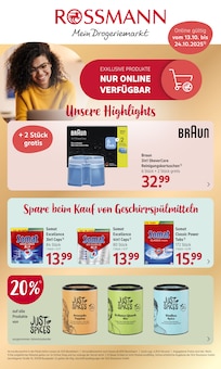 Rossmann Geesthacht Prospekt "Online exklusive Angebote" mit 6 Seiten