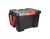 Malle de rangement noire "Stock'R" 120L avec couvercle - H. 48. x 76.7 cm - Eda en promo chez Brico Dépôt Malle de rangement noire "Stock'R" 120L avec couvercle - H. 48. x 76.7 cm - Eda dans le catalogue Brico Dépôt