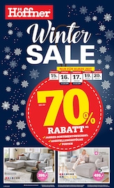 Aktueller Höffner Möbel & Einrichtung Prospekt in Geiselbach und Umgebung, "WINTER SALE" mit 8 Seiten, 10.01.2026 - 20.01.2026