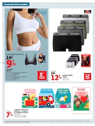 Prix et réduction Boxer Homme dans le prospectus Auchan Hypermarché en cours Offre Boxer Homme dans le catalogue Auchan Hypermarché du moment à la page 36