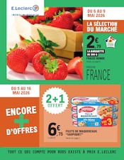 Catalogue Supermarchés E.Leclerc en cours à Gastes et alentours, "TOUT CE QUI COMPTE POUR VOUS EXISTE À PRIX E.LECERC", 24 pages, 05/05/2026 - 16/05/2026