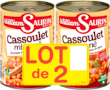 CASSOULET MITONNÉ WILLIAM SAURIN - WILLIAM SAURIN en promo chez Auchan Hypermarché CASSOULET MITONNÉ WILLIAM SAURIN - WILLIAM SAURIN dans le catalogue Auchan Hypermarché