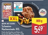 Schweine-Nackensteaks XXL Angebote von MEINE METZGEREI bei ALDI Nord Gera für 5,49 €