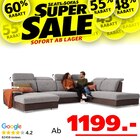 Malaga Wohnlandschaft von Seats and Sofas im aktuellen Seats and Sofas Prospekt für 1.199,00 €