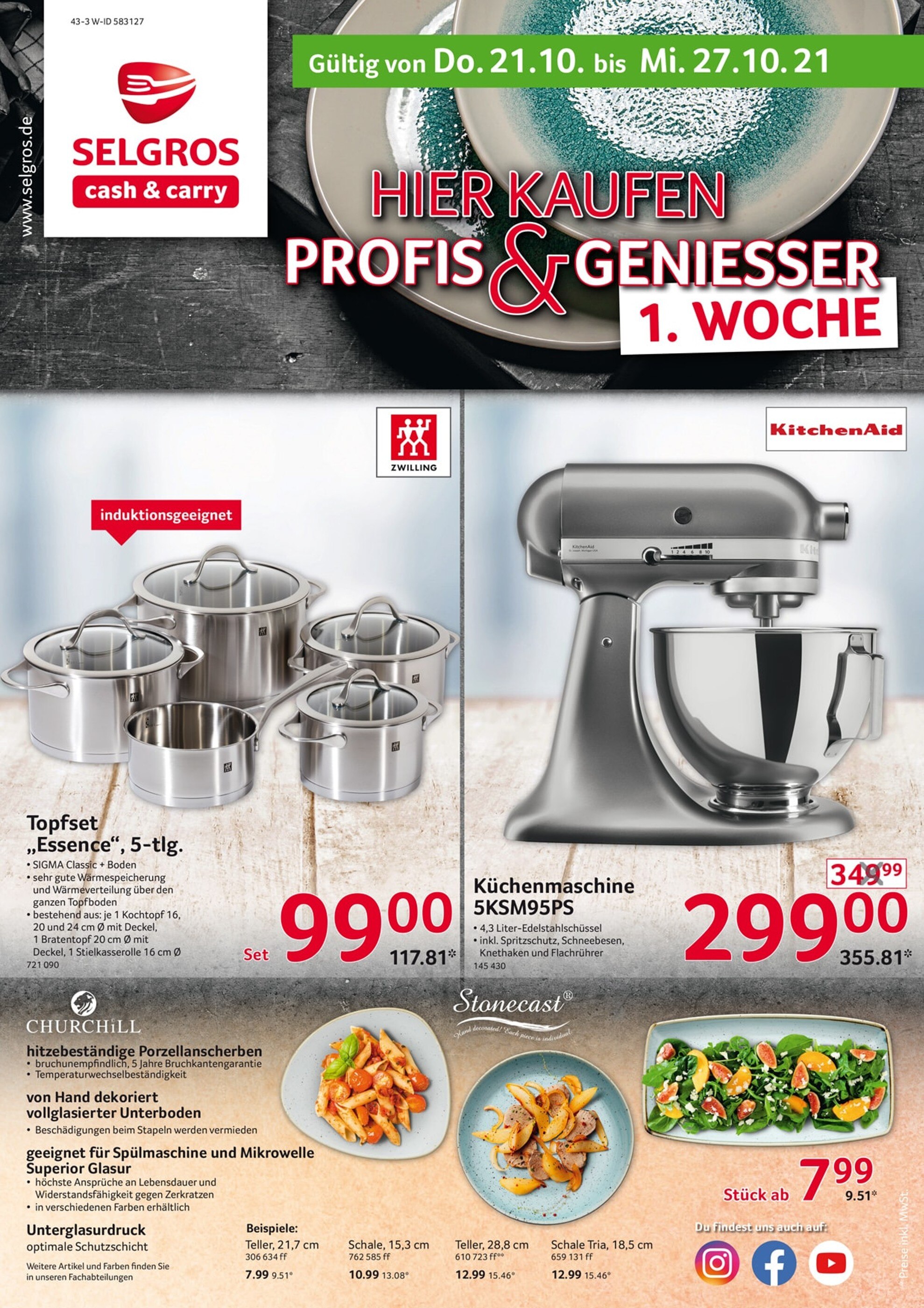 Selgros Prospekt für Frankfurt mit 32 Seiten Selgros Prospekt für Frankfurt: "Nonfood", 32 Seiten, 21.10.2021 - 27.10.2021