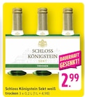 Schloss Königstein Sekt weiß trocken Angebote von Schloss Königstein bei E center Darmstadt für 2,99 €
