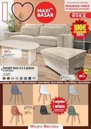 Prospectus Bazar & Déstockage de Maxi Bazar à Longjumeau: "Meublez-vous de bonnes affaires", 10 pages, 02/07/2025 - 03/08/2025