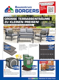 Bauzentrum Borgers Prospekt für Xanten mit 8 Seiten Bauzentrum Borgers Prospekt für Xanten: "GROSSE TERRASSENTRÄUME ZU KLEINEN PREISEN!", 8 Seiten, 02.05.2025 - 10.05.2025