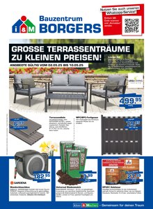 Bauzentrum Borgers Prospekt GROSSE TERRASSENTRÄUME ZU KLEINEN PREISEN! mit  Seiten in Kleve und Umgebung