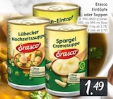 Eintöpfe im Angebot bei EDEKA in Wuppertal Eintöpfe Angebote von Erasco bei EDEKA Wuppertal für 1,49 €
