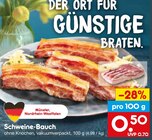 Schweine-Bauch Angebote bei Netto Marken-Discount Beckum für 0,50 €