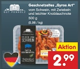 Geschnetzeltes „Gyros Art“ im Angebot bei Netto Marken-Discount in Duisburg Geschnetzeltes „Gyros Art“ Angebote von Gut Ponholz bei Netto Marken-Discount Duisburg für 2,99 €