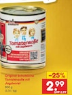 Tomatensoße mit Jagdwurst von Original Schulküche für 2,99 € bei Netto Marken-Discount im Angebot Tomatensoße mit Jagdwurst von Original Schulküche im aktuellen Netto Marken-Discount Prospekt