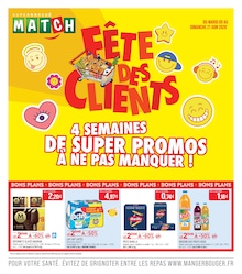 Catalogue Supermarchés Match à Thaon-les-Vosges, avec 20 pages Prospectus Supermarchés Match à Thaon-les-Vosges, "FÊTE DES CLIENTS", 20 pages, 09/06/2026 - 21/06/2026