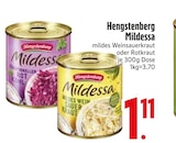 mildes Weinsauerkraut oder Rotkraut von Hengstenberg Mildessa im aktuellen EDEKA Prospekt für 1,11 €