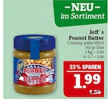 Peanut Butter Angebote von Jeff's bei Marktkauf Altenburg für 2,99 €