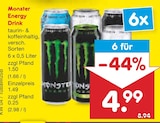 Energy Drink Angebote von Monster bei Netto Marken-Discount Mainz für 1,49 €
