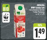 WWF Gemüse Saft Angebote von EDEKA Bio bei EDEKA Schweinfurt für 1,49 €