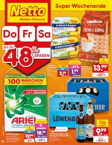 Kaffeebohnen im aktuellen Netto Marken-Discount Prospekt (Regensburg) Kaffeebohnen im Netto Marken-Discount Prospekt "Aktuelle Angebote" mit 71 Seiten (Regensburg)
