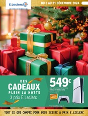 Catalogue E.Leclerc à Lunel cette semaine, valable du 03/12/2024 au 21/12/2024 Prospectus E.Leclerc à Lunel, "DES CADEAUX PLEIN LA HOTTE à prix E.Leclerc", 72 pages de promos valables du 03/12/2024 au 21/12/2024