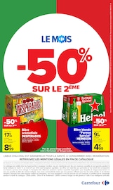 Promos Bière dans le catalogue "LE MOIS DES SUPPORTERS" de Carrefour Bière en promo dans le catalogue Carrefour à la page 2