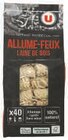 Allume-feux laine de bois - U en promo chez Super U Angers à 7,18 €