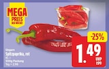 Spitzpaprika, rot für 1,49 € bei EDEKA im Angebot Spitzpaprika, rot im aktuellen EDEKA Prospekt