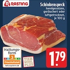 Schinkenspeck im Angebot bei EDEKA in Gelsenkirchen Schinkenspeck Angebote von Rasting bei EDEKA Gelsenkirchen für 1,79 €