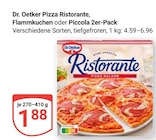 Pizza Ristorante im Angebot bei GLOBUS in Pulheim Pizza Ristorante Angebote von Dr. Oetker bei GLOBUS Pulheim für 1,88 €