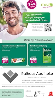 mea - meine apotheke Prospekt der KW 32 "Unsere August-Angebote" Aktueller mea - meine apotheke Prospekt "Unsere August-Angebote" Seite 1 von 4 Seiten