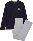 Pyjama long homme - TEX BASIC en promo chez Carrefour Pyjama long homme - TEX BASIC dans le catalogue Carrefour