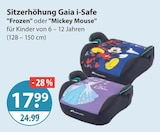 Sitzerhöhung Gaia i-Safe "Frozen" oder "Mickey Mouse" im Angebot bei V-Markt in Kaufbeuren Sitzerhöhung Gaia i-Safe "Frozen" oder "Mickey Mouse" Angebote bei V-Markt Kaufbeuren für 17,99 €