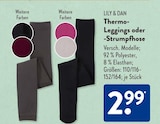 Thermo-Leggings im Angebot bei ALDI SÜD in Villingen-Schwenningen Thermo-Leggings Angebote von Lily & Dan bei ALDI SÜD Villingen-Schwenningen für 2,99 €
