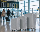 Netto mit dem Scottie - Hartschalen-Koffer AluLook silber Angebot im Prospekt Hartschalen-Koffer AluLook silber bei Netto mit dem Scottie im Prospekt "" für 28,99 €
