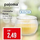 Aktuelle Kerzen Angebote bei Kaufhaus Stolz in Kiel Aktuelles Citronella-Kerze Angebot bei Kaufhaus Stolz in Kiel ab 2,49 €