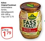 Original Fasskraut im Angebot bei GLOBUS in Kaarst Original Fasskraut Angebote von Kühne bei GLOBUS Kaarst für 1,79 €