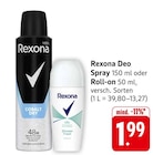 Deo Spray im Angebot bei EDEKA in Trier Deo Spray Angebote von Rexona bei EDEKA Trier für 1,99 €