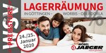 Möbel Jaeger Prospekt "Lagerräumung ", 2 Seiten, für Göttingen, 18.01.2020 - 28.01.2020 Möbel Jaeger Prospekt "Lagerräumung ", 2 Seiten, für Göttingen, 18.01.2020 - 28.01.2020