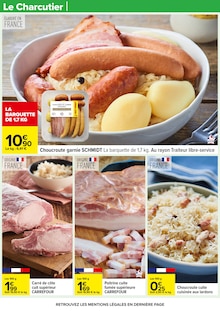 Promo Saucisse fumée dans le catalogue Carrefour du moment à la page 17
