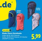 Kinder-Fleece-Sturmhaube Angebote bei Lidl Lahr für 5,99 €