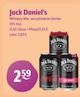 Whiskey-Mix im Angebot bei Getränke Hoffmann in Falkensee Whiskey-Mix Angebote von Jack Daniel's bei Getränke Hoffmann Falkensee für 2,59 €