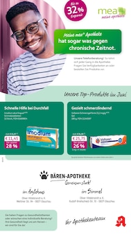 mea - meine apotheke Prospekt Unsere Juni-Angebote mit 4 Seiten