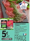 Carpaccio Basilic - CHARAL dans le catalogue E.Leclerc