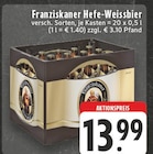 Hefe-Weissbier im Angebot bei E center in Nettetal Hefe-Weissbier Angebote von Franziskaner bei E center Nettetal für 13,99 €