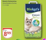 Katzenstreu Angebote von Biokat's bei GLOBUS Hof für 8,99 €