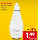 Spülmittel im Netto Marken-Discount Prospekt Spülmittel von Fit im aktuellen Netto Marken-Discount Prospekt für 1,49 €