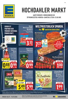 Cola im aktuellen EDEKA Prospekt (Erkrath) Cola im EDEKA Prospekt "Aktuelle Angebote" mit 24 Seiten (Erkrath)