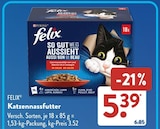 Katzennassfutter im Angebot bei ALDI SÜD in Rottenburg Katzennassfutter Angebote von Felix bei ALDI SÜD Rottenburg für 5,39 €