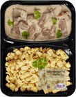 Aktuelle Rindfleisch Angebote bei E center in Mainz Aktuelles Kalbsrahmragout mit Spätzle Angebot bei E center in Mainz ab 8,99 €