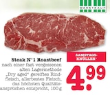 Aktuelles Steak N°1 Roastbeef Angebot bei E center in Mannheim ab 4,99 €